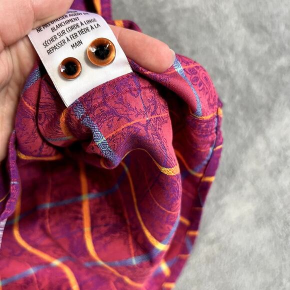 Robert Graham Button Up Long Sleeve Plaid Men's 4XL Rustic Outdoors Hiking - Picture 9 of 9